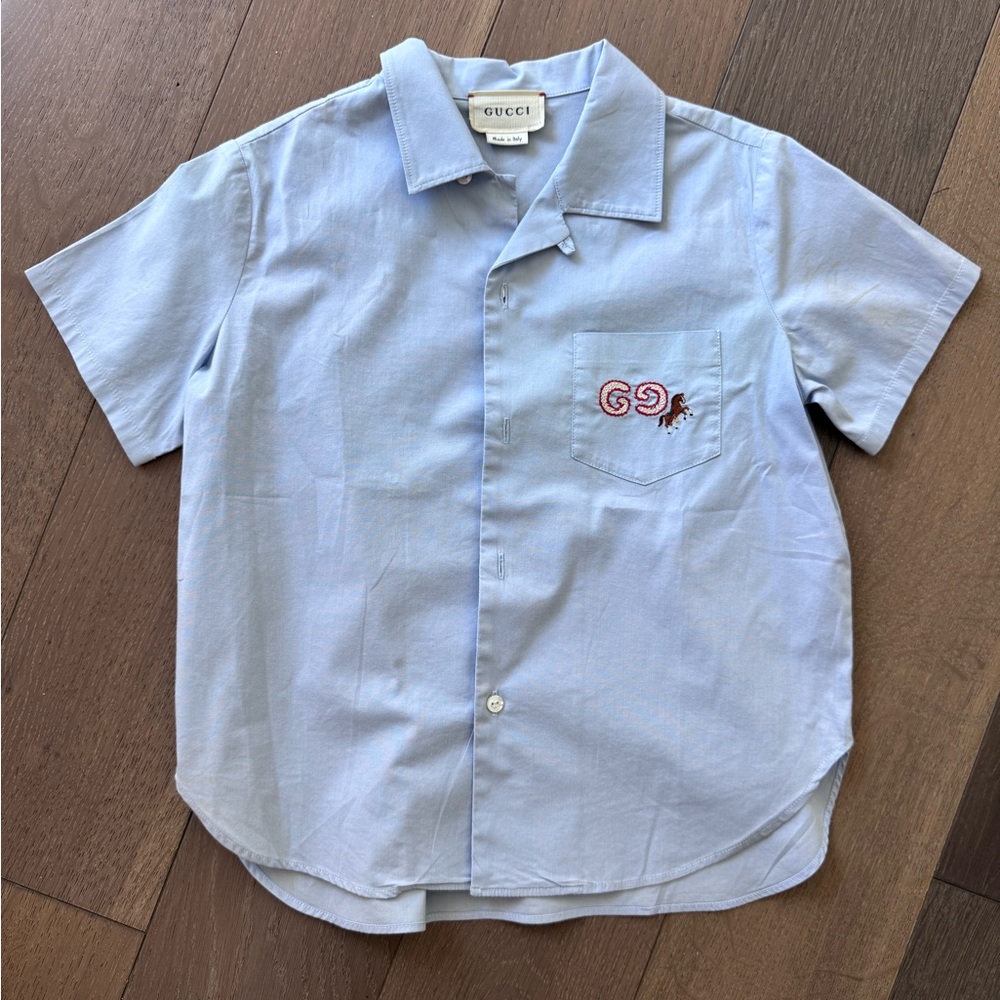 Gucci Sky Blue Casual Shirt